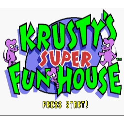 Krustys Super Fun House Super Nintendo SNES NOE (Brugt)