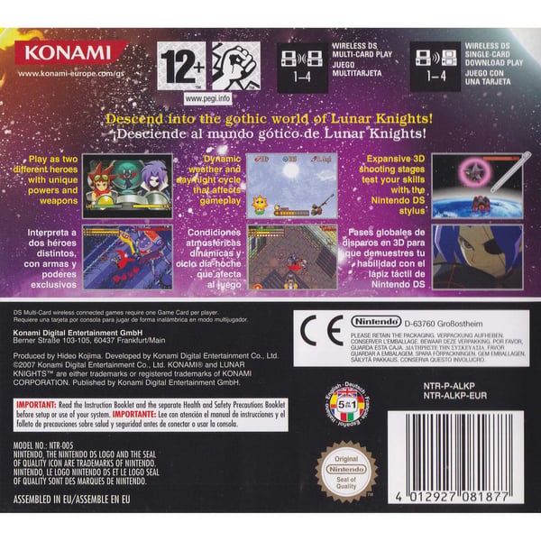 Lunar Knights Nintendo DS (Käytetty)
