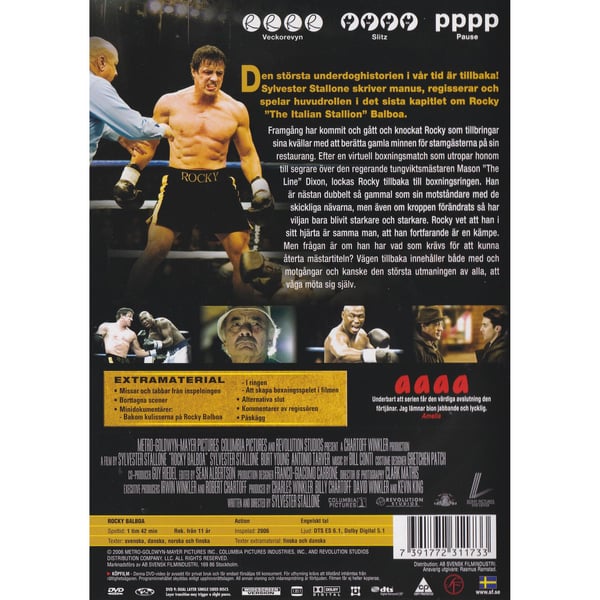 Rocky Balboa DVD (Käytetty)