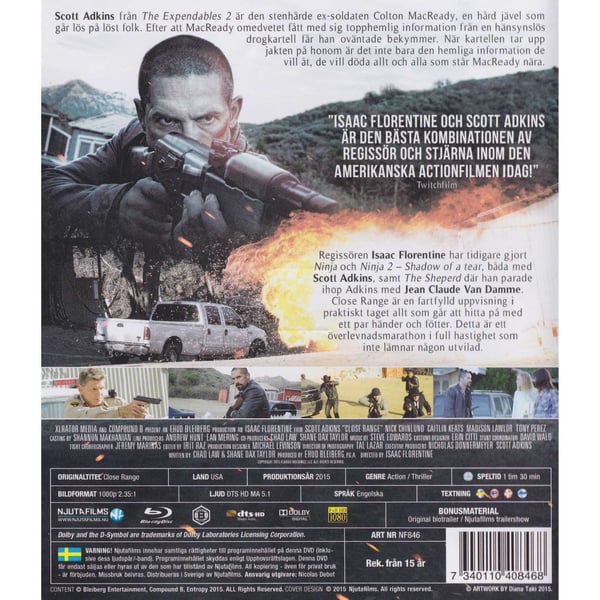 Close Range Blu-Ray (Begagnad)