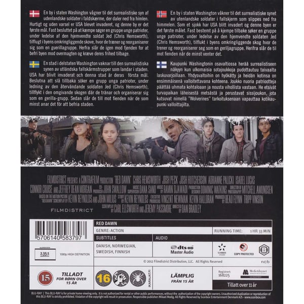 Red Dawn Blu-Ray (Begagnad)