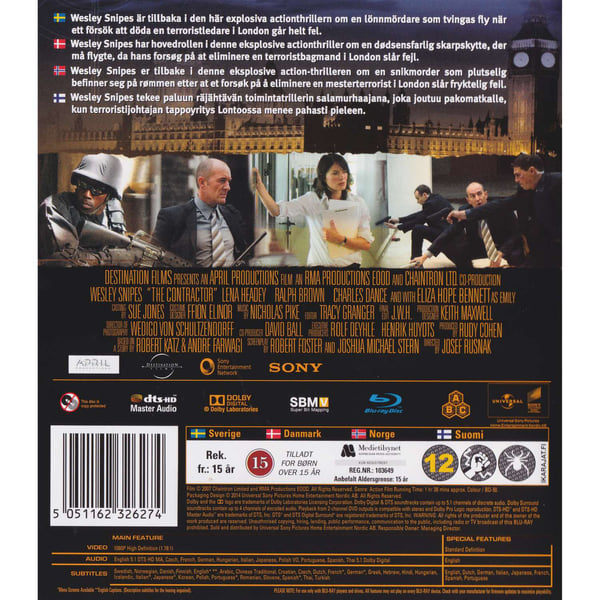 The Contractor Blu-Ray (Begagnad)