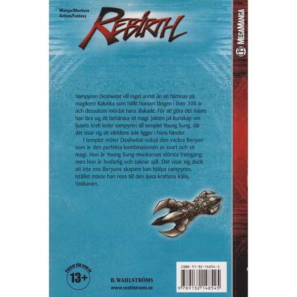 Rebirth - 03 - Kang-Woo Lee - Svensk utgåva (Begagnad/Käytetty)
