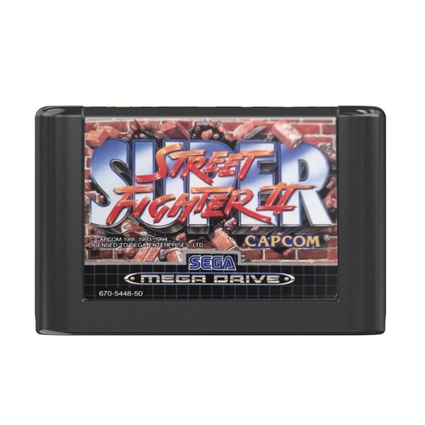 Console Heroes Street Figther Mega Drive diorama