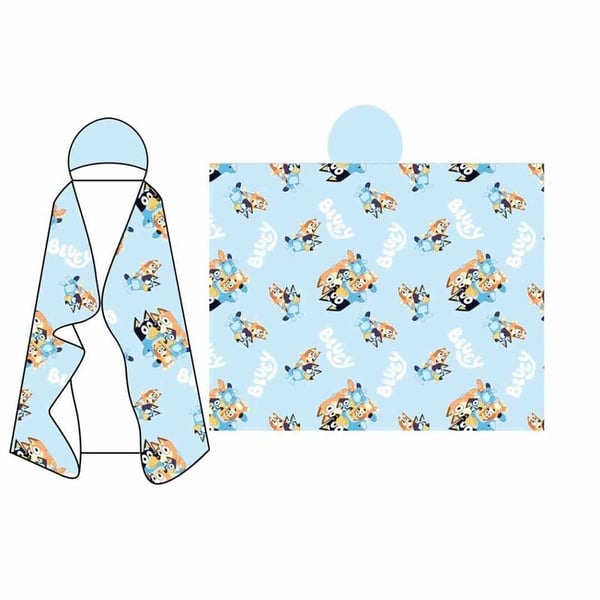 Bluey Coral hooded blanket 120x150cm