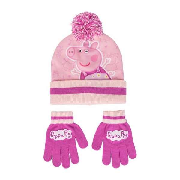 Peppa Pig hat and gloves set Peppa Pig hat and gloves set