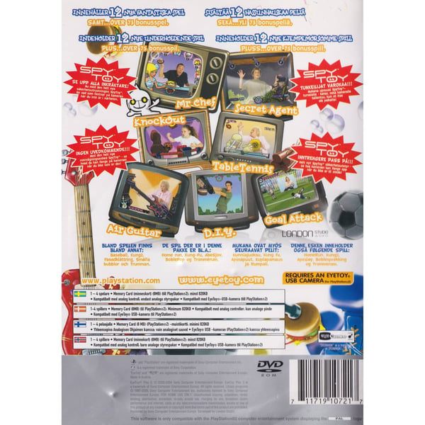 EyeToy Play 2 Playstation 2 PS2 Platinum Nordic (Brukt)