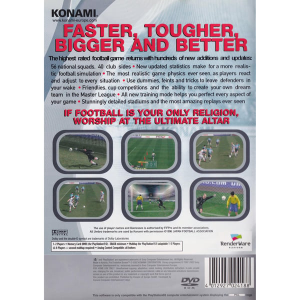 Pro Evolution Soccer 2 Playstation 2 PS2 Platinum (Begagnad)