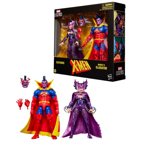 Marvel Legends Series X-Men Deathbird & Marvel's Gladiator pack 2 figures 15cm