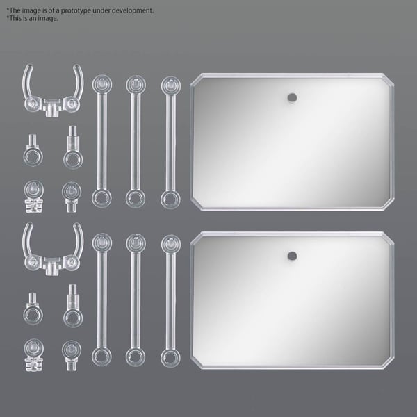 Display Stand Action Base 6 Clear with Mirror Stickers