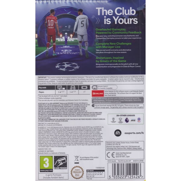 EA Sports FC 26 Nintendo Switch 2