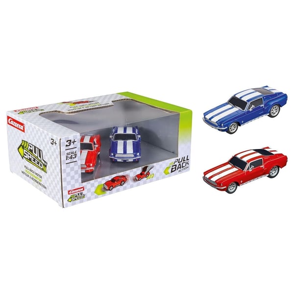Ford Mustang 67 Twinpack pack 2 cars pull back