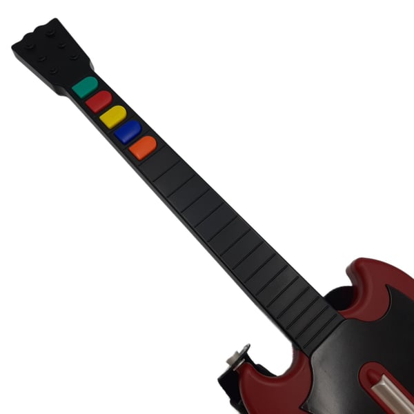 Guitar Hero Gitar Rød med kabel Playstation 2 (Brukt)