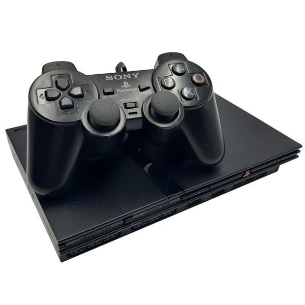 Playstation 2 PS2 Slim Black (Brukt)