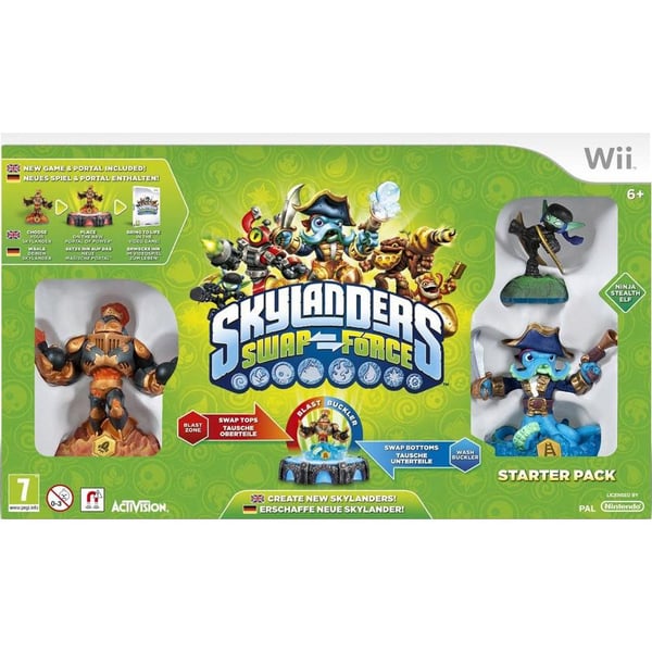 Skylanders Swap Force Starter Pack Nintendo Wii (Brukt)