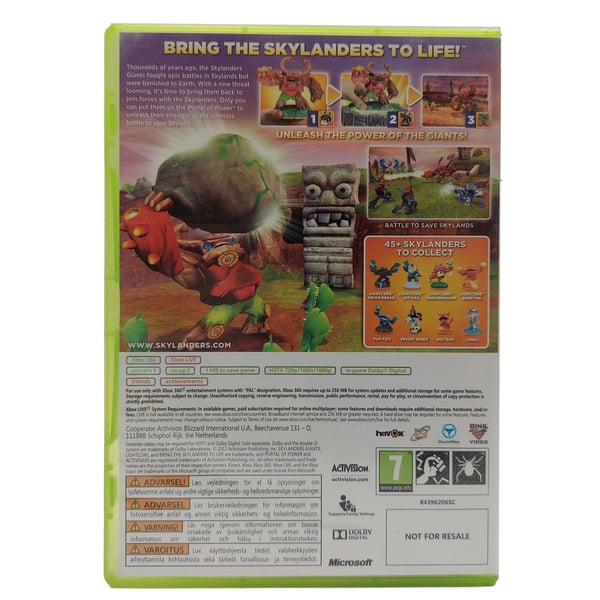 Skylanders Giants Starter Pack Xbox 360 (Brugt)