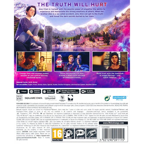 Life is Strange True Colors Playstation 5 PS5