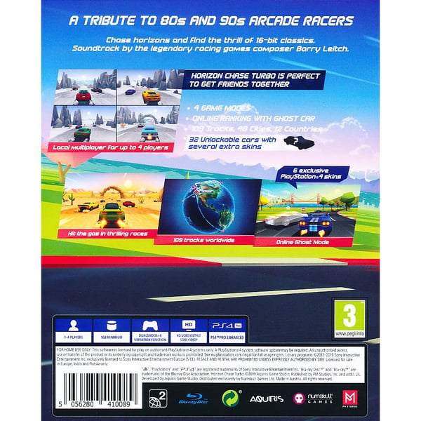 Horizon Chase Turbo Playstation 4 PS4