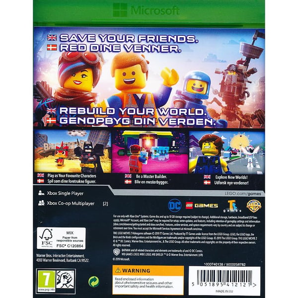 Lego The Lego Movie Videogame 2 Xbox One