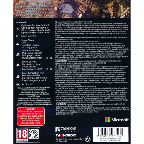 SpellForce III Reforced Xbox Series X Xbox One