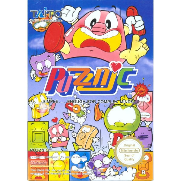 Puzznic Nintendo NES (Brukt)