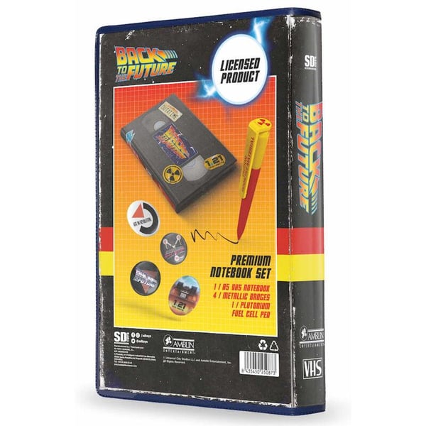 Back to the Future stationery set