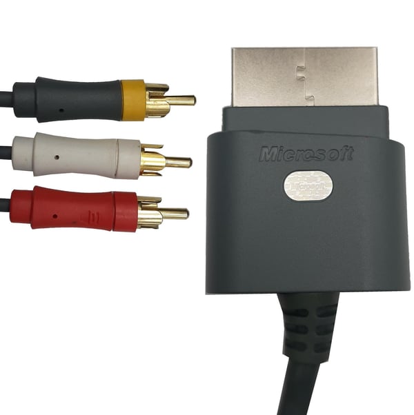 AV RCA Videokabel Original Xbox 360 (Brugt)