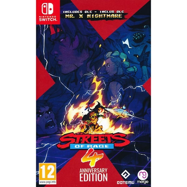 Streets of Rage 4 Anniversary Edition Nintendo Switch