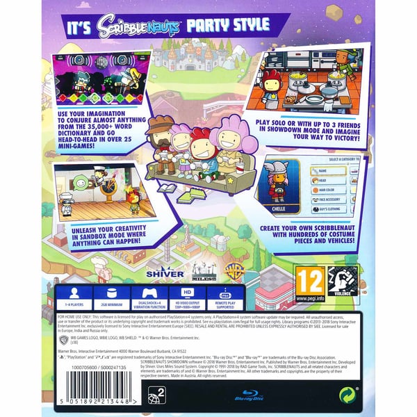 Scribblenauts Showdown Playstation 4 PS4