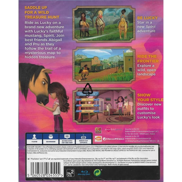 Spirit Luckys Big Adventure Playstation 4 PS4