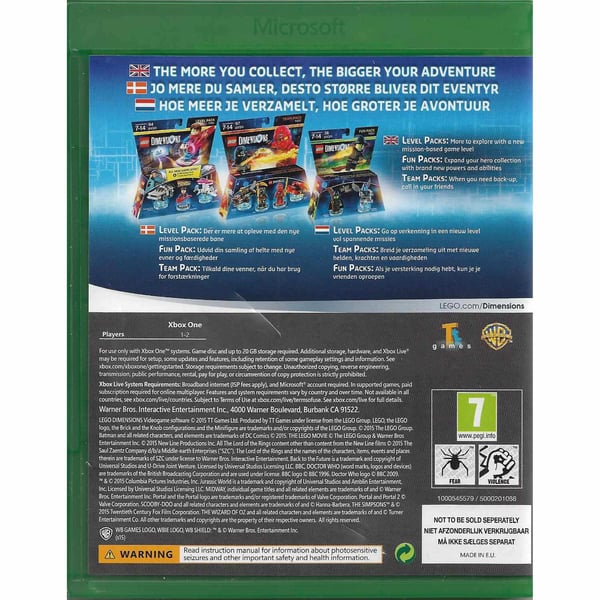 Lego Dimensions Starter Pack Xbox One (Brugt)