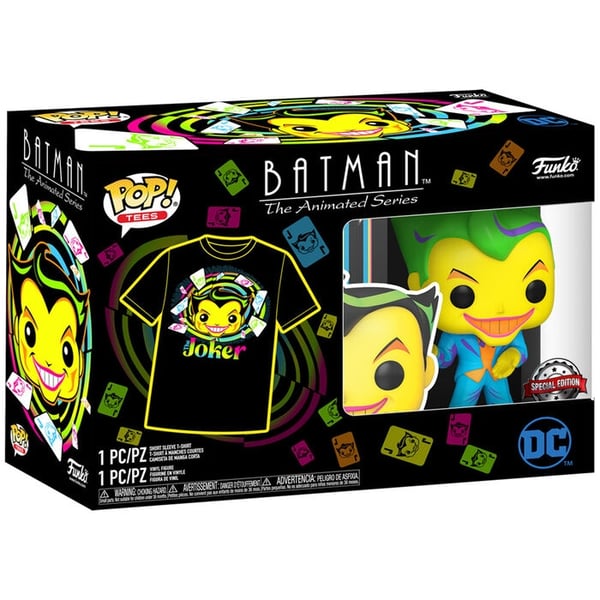 Set figure POP & Tee DC Comics Batman Joker Exclusive