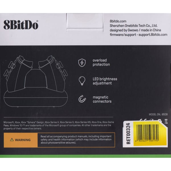 8BitDo Dual Charging Dock Xbox Black