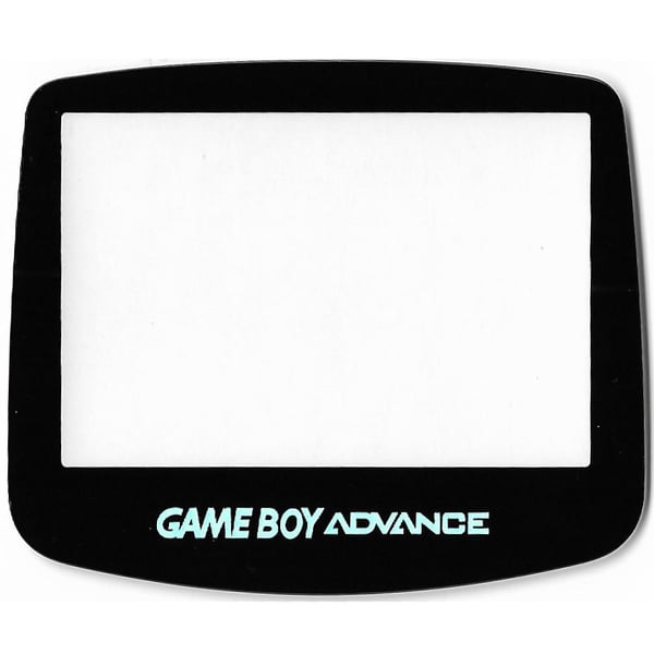 Skärm Plast Svart Gameboy Advance
