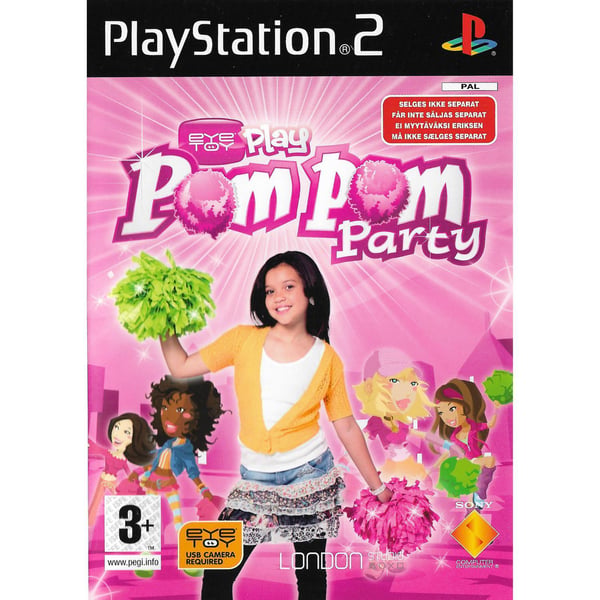 EyeToy Play PomPom Party Bundle Playstation 2 PS2 (Käytetty)