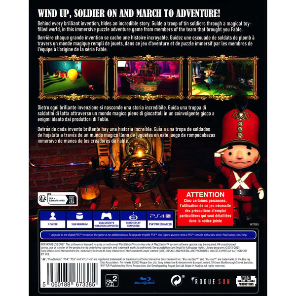 Tin Hearts Playstation 4 PS4