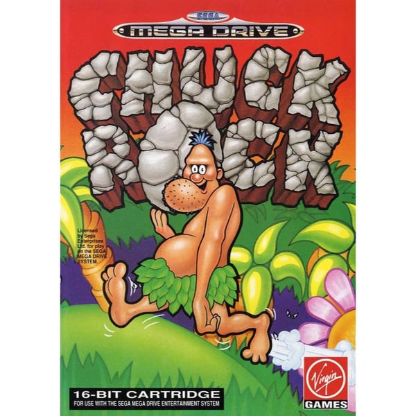 Chuck Rock Sega Mega Drive (Brugt)