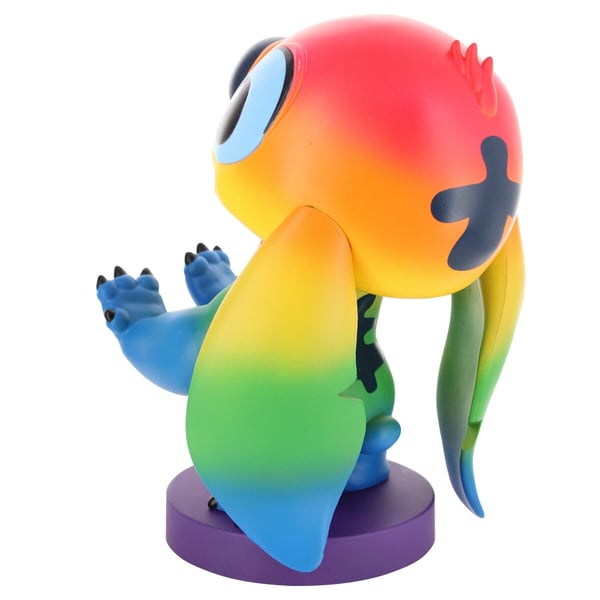 Disney Stitch Rainbow figure clamping bracket Cable guy 20cm