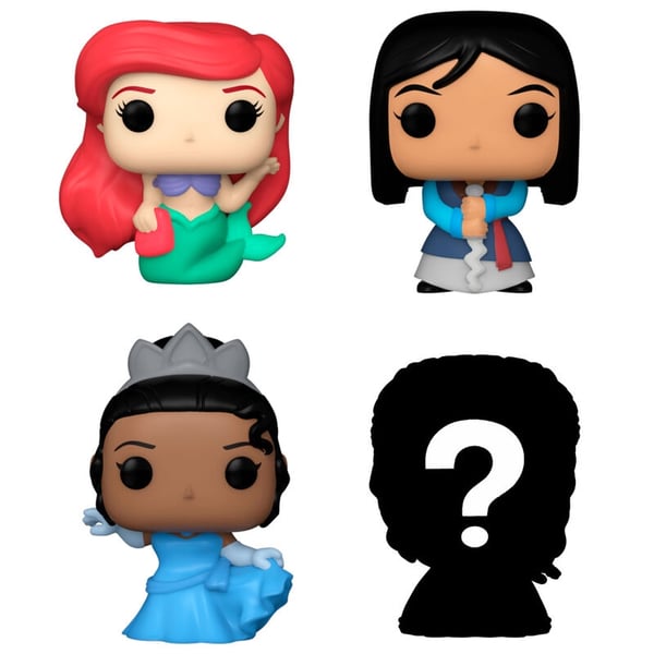 Blister 4 figures Bitty POP Disney Princess Ariel