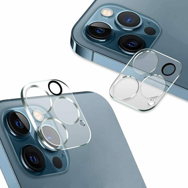 2-pak iPhone 15 Pro / 15 Pro Max - 3D Kamera Hærdet Glas