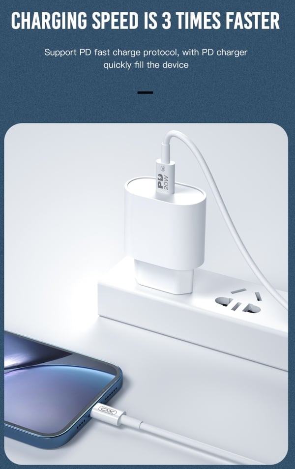 2M Pikalataus 20W iPhone-kaapeli iPhone 11/12/13/14 USB-C–Lightning