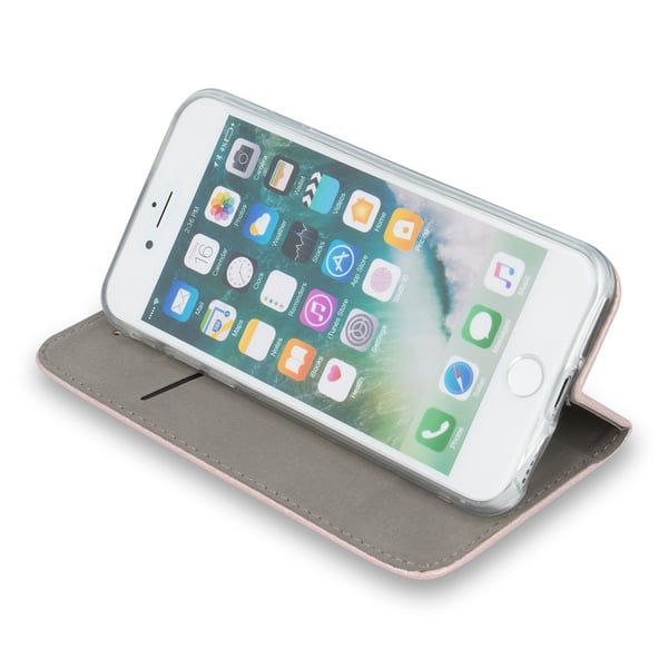 iPhone 13 Pro - Smart Magnet -lompakkokotelo - Ruusukulta