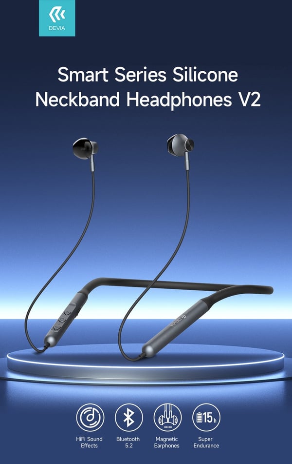 Bluetooth Smart Langaton Handsfree Magneettinen Niskapanta Devia