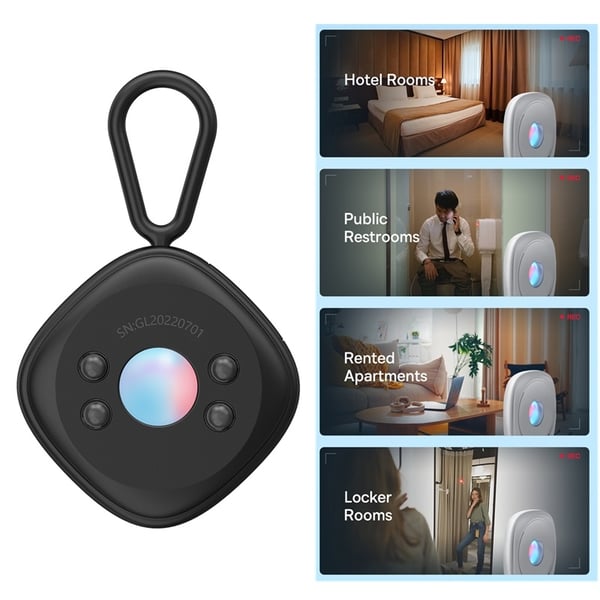 Skjult kameradetektor, Mini Travel skjult spionkamera Infrarød Detektor