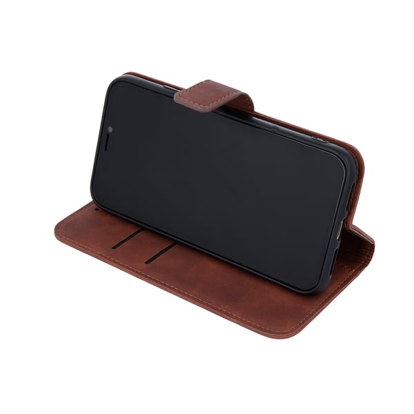 Samsung Galaxy S24 5G - Smart Velvet Mobilplånbok Brun