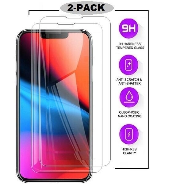 2-pak - iPhone 16 Plus - Premium 2.5D Hærdet Glas Skærmbeskytter
