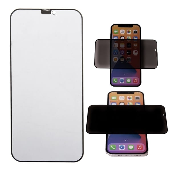 iPhone 16 Pro / iPhone 17 / 17 Pro - Yksityisyys Koko näytön karkaistu lasi
