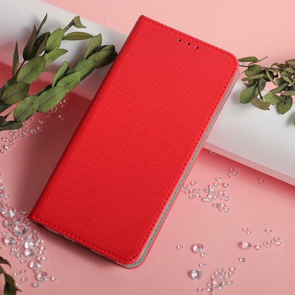 Motorola Moto G35 - Älykäs magneettinen mobiililompakko - Punainen