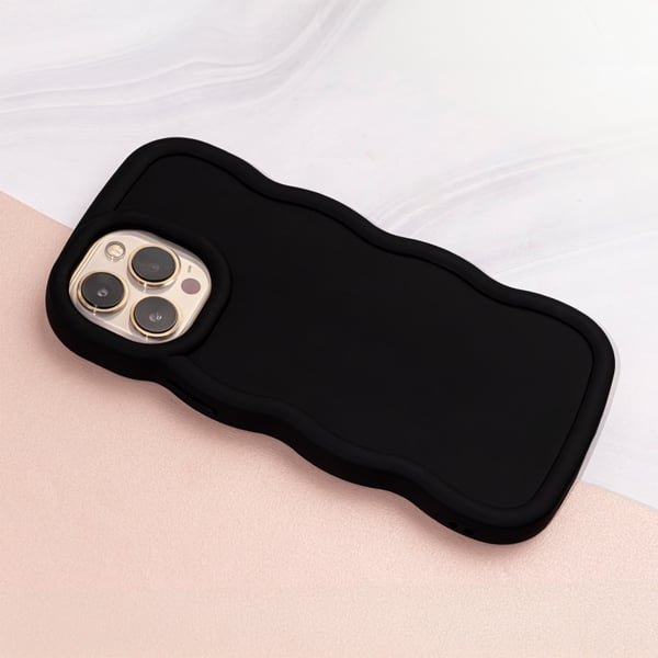 iPhone 14 - Candy Suojaava Pehmeä Kuori - Musta