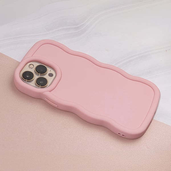 iPhone 14 - Candy Skyddande Mjuk Skal - Rosa